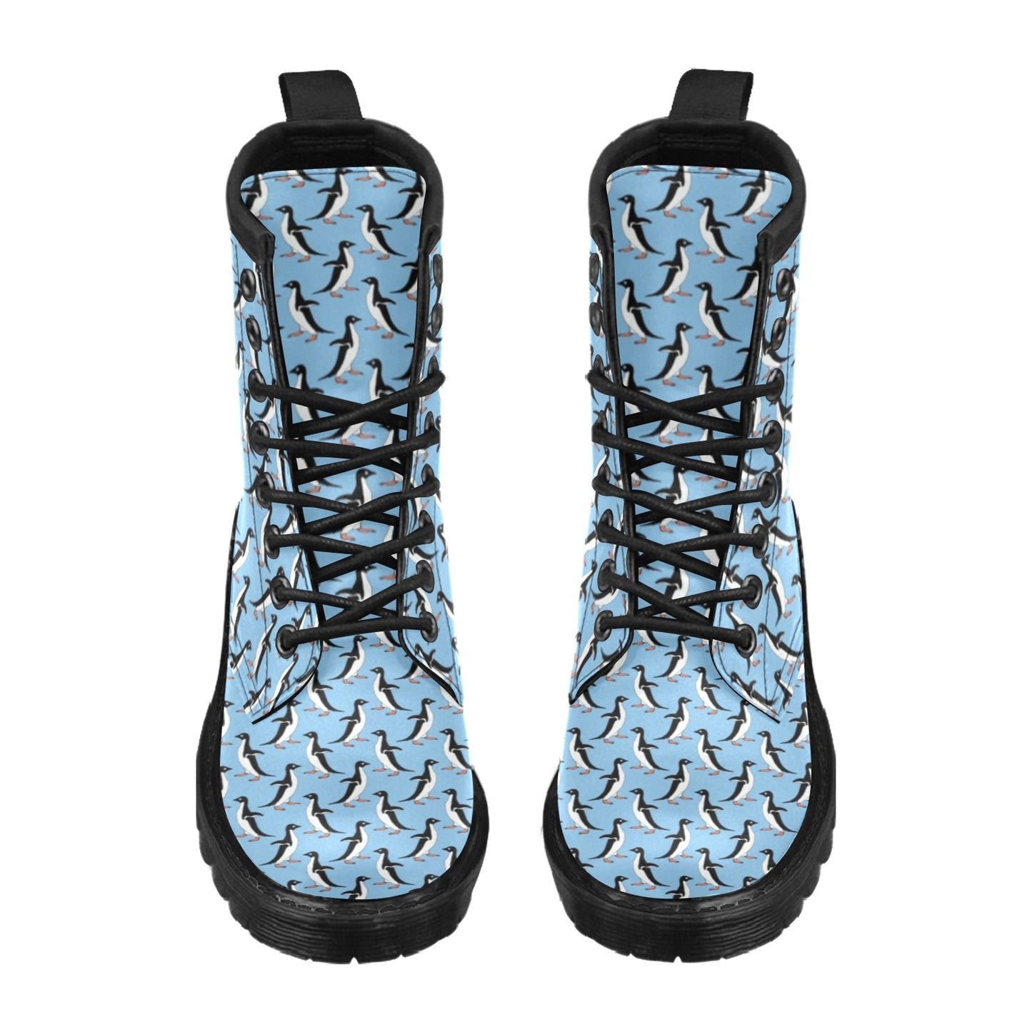 Penguin Dance Pattern Women's Boots