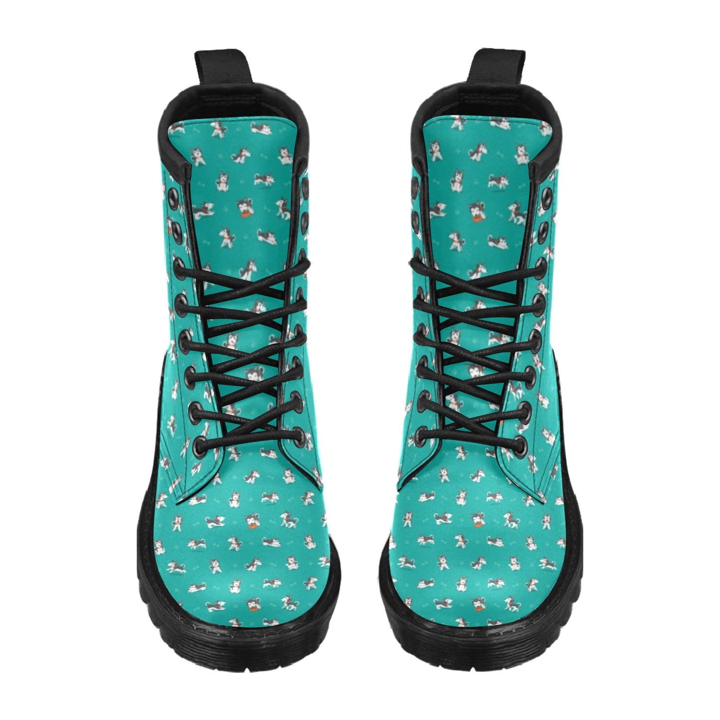 Siberian Huskies Print Design LKS303 Women's Boots