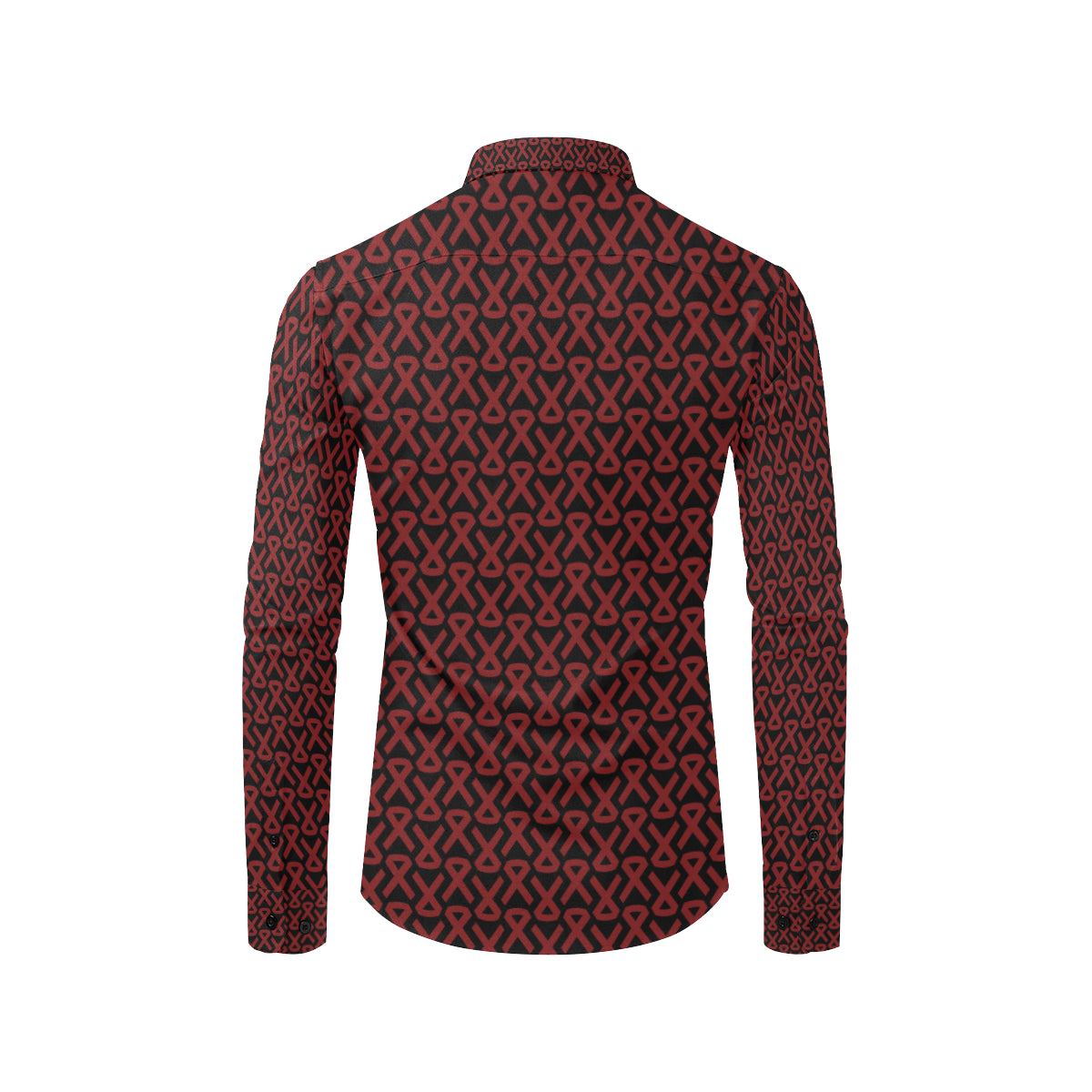 Multiple myeloma Pattern Print Design A01 Men's Long Sleeve Shirt