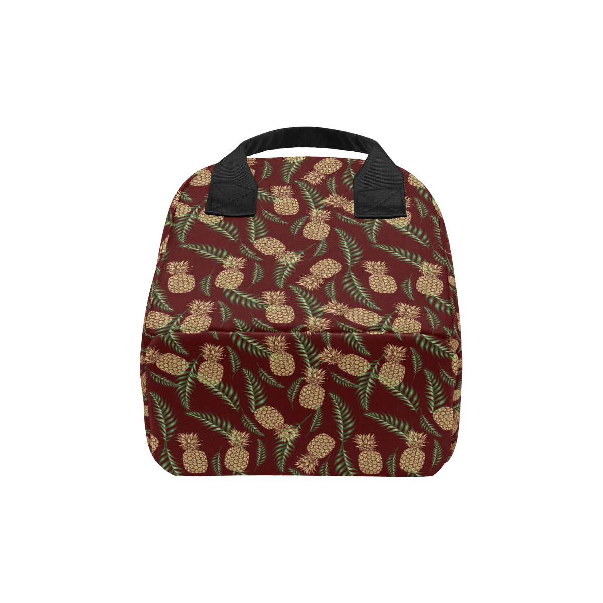 Pineapple Pattern Print Design PP013 Insulated Lunch Bag