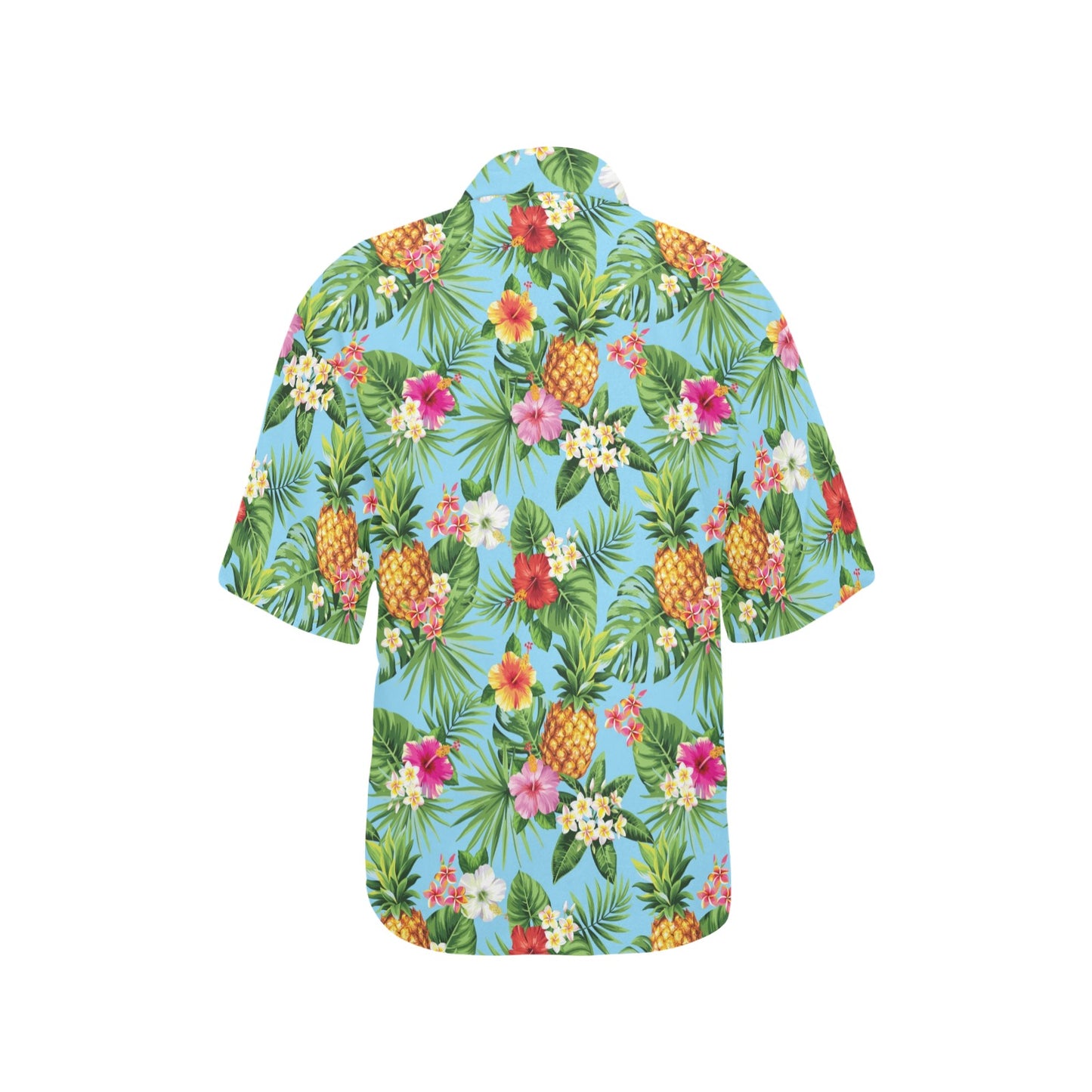 Pineapple Hawaiian flower Tropical Women's Hawaiian Shirt