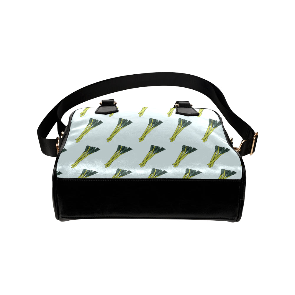 Leek Pattern Print Design 03 Shoulder Handbag