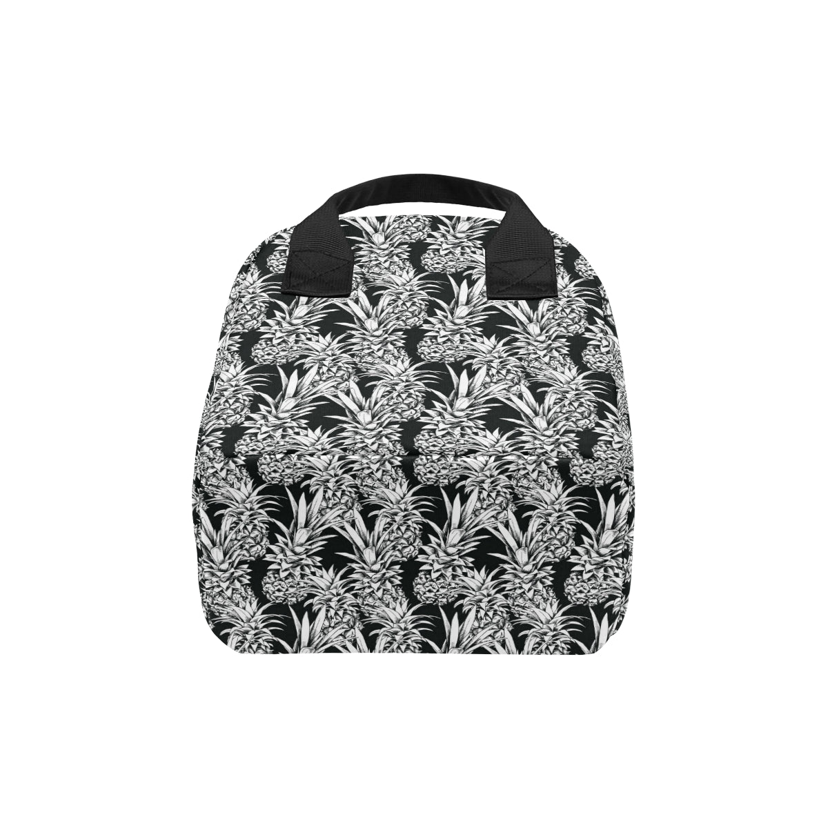 Pineapple Pattern Print Design PP08 Insulated Lunch Bag