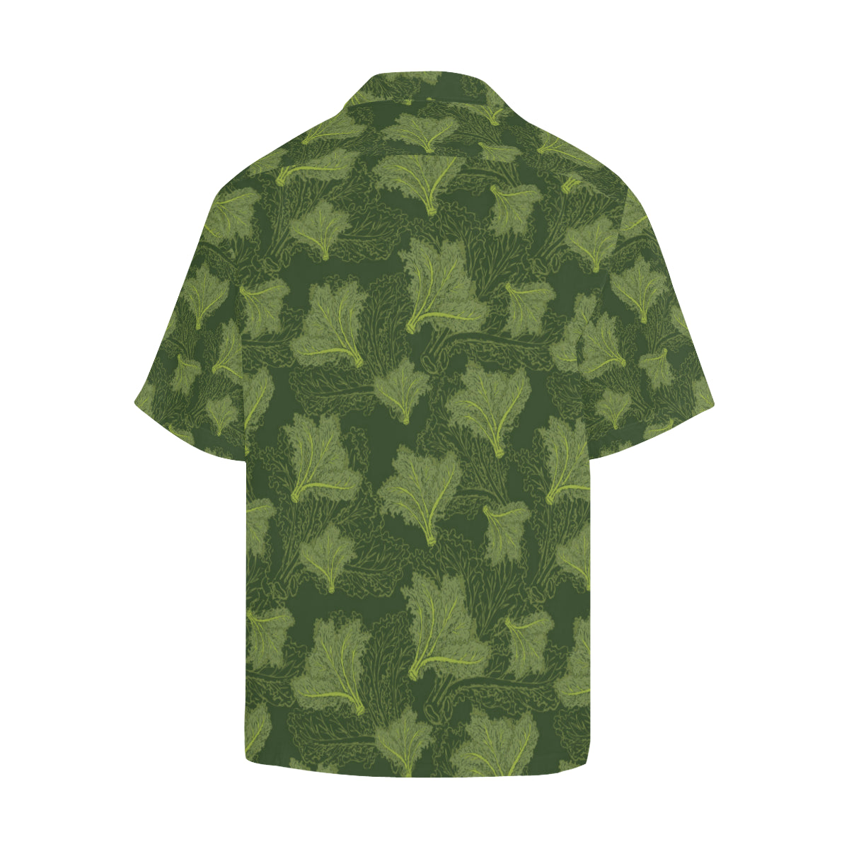 Kale Pattern Print Design 01 Men's Hawaiian Shirt