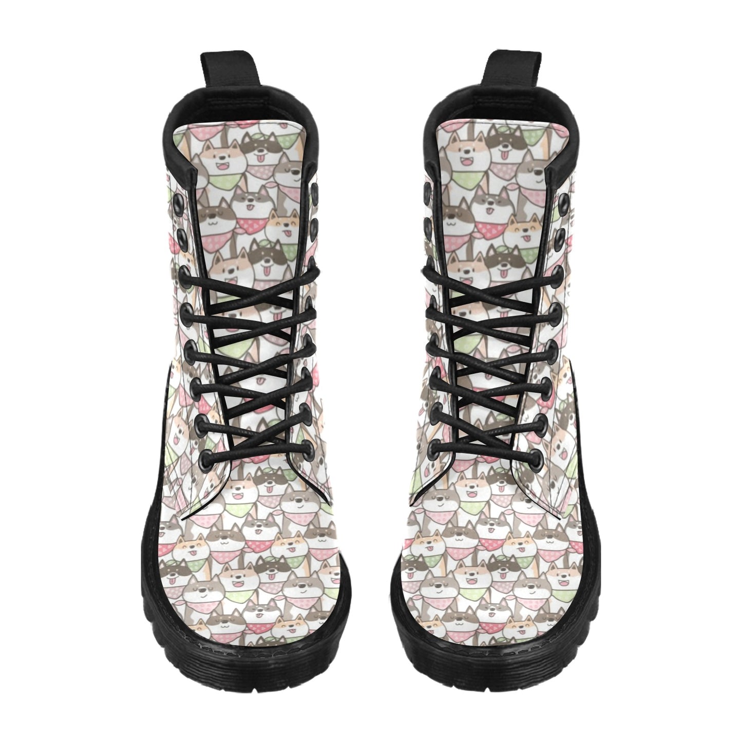 Shiba Inu Print Design LKS305 Women's Boots