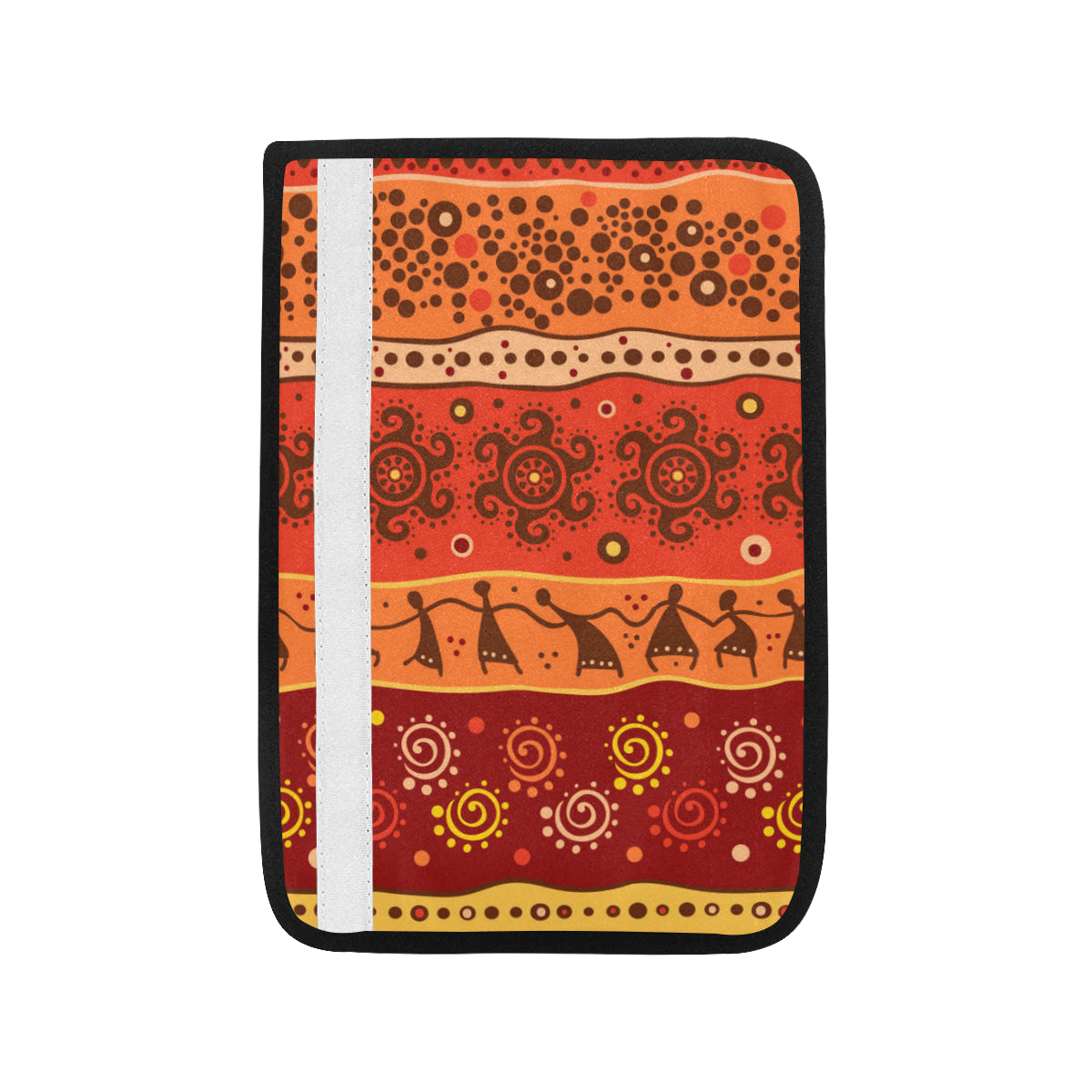 African Pattern Print Design 04 Car Seat Belt Cover
