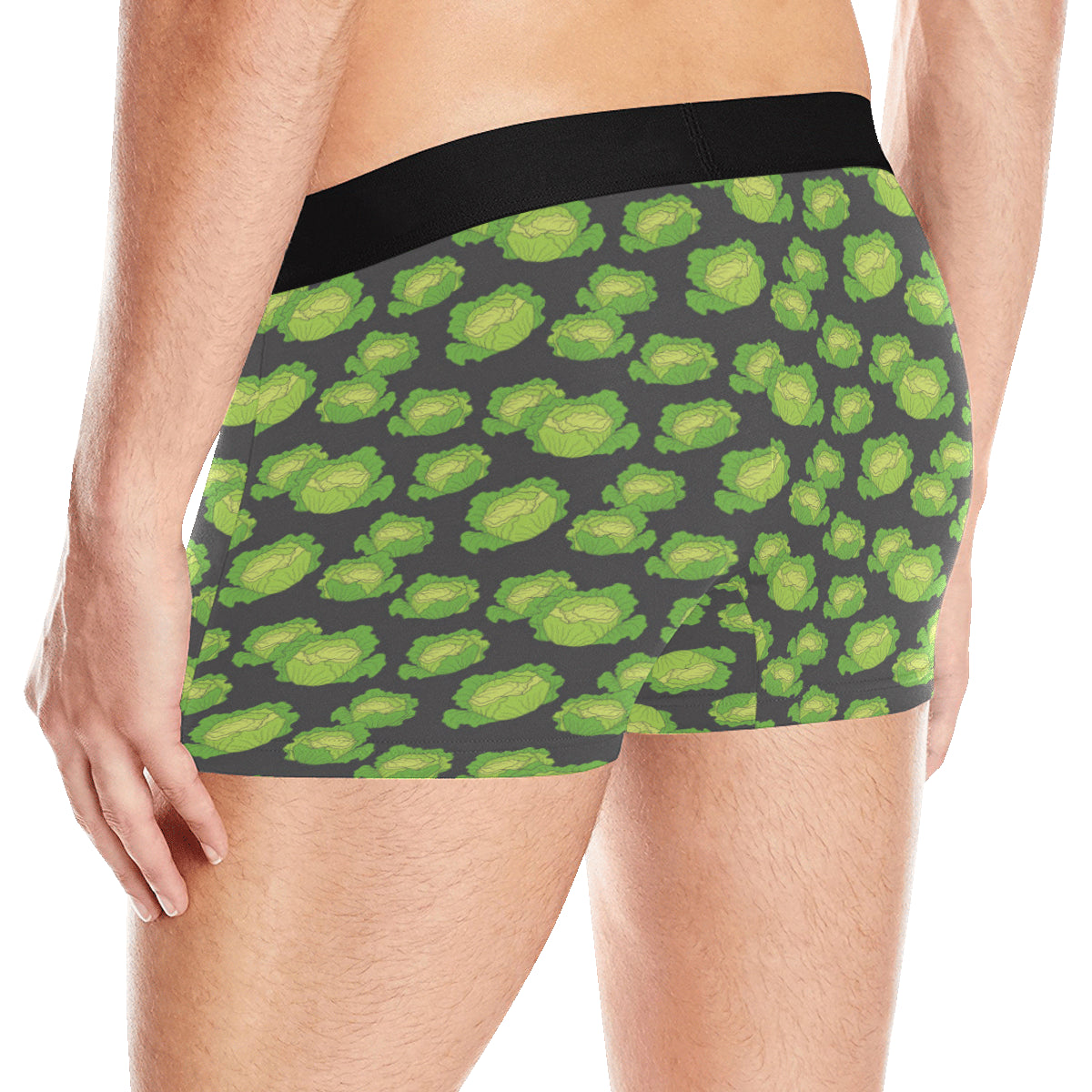 Cabbage Pattern Print Design 01 Men's Boxer Briefs