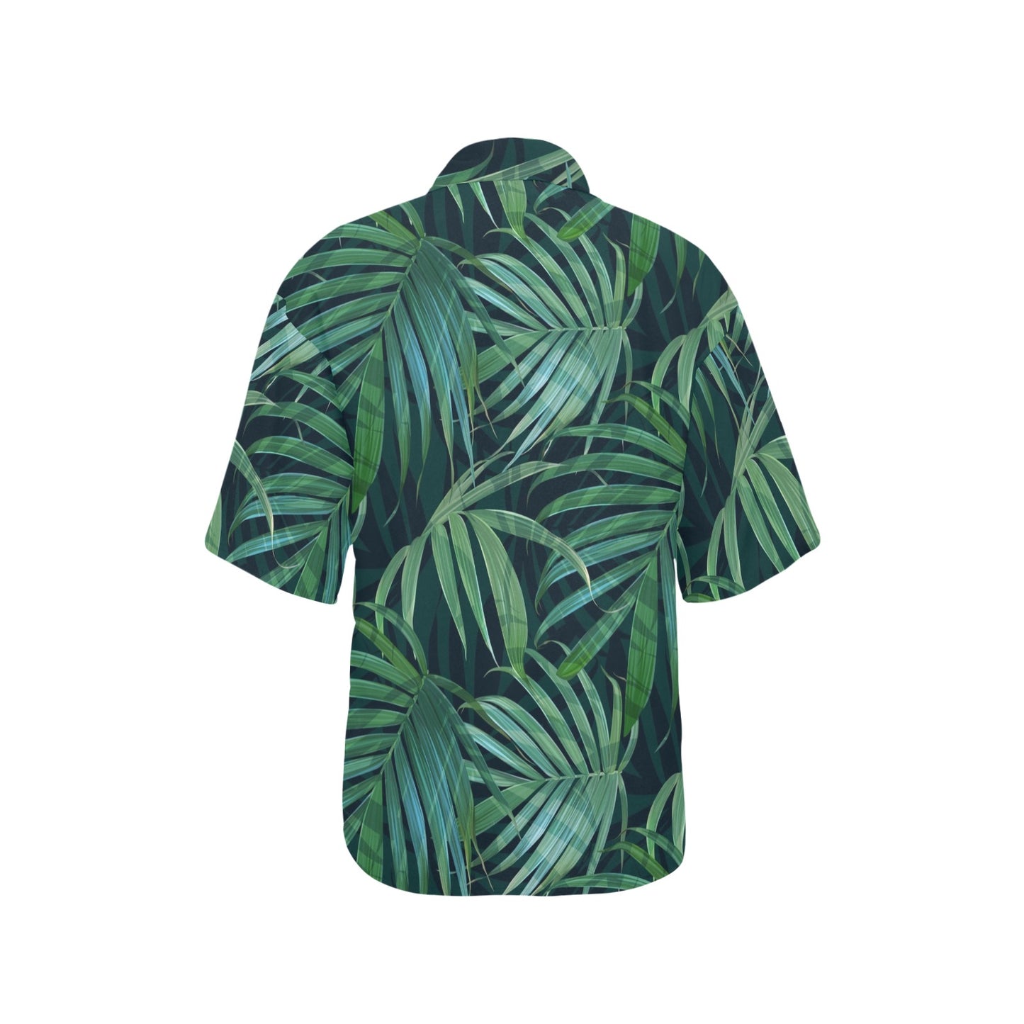 Tropical Flower Pattern Print Design TF011 Women's Hawaiian Shirt