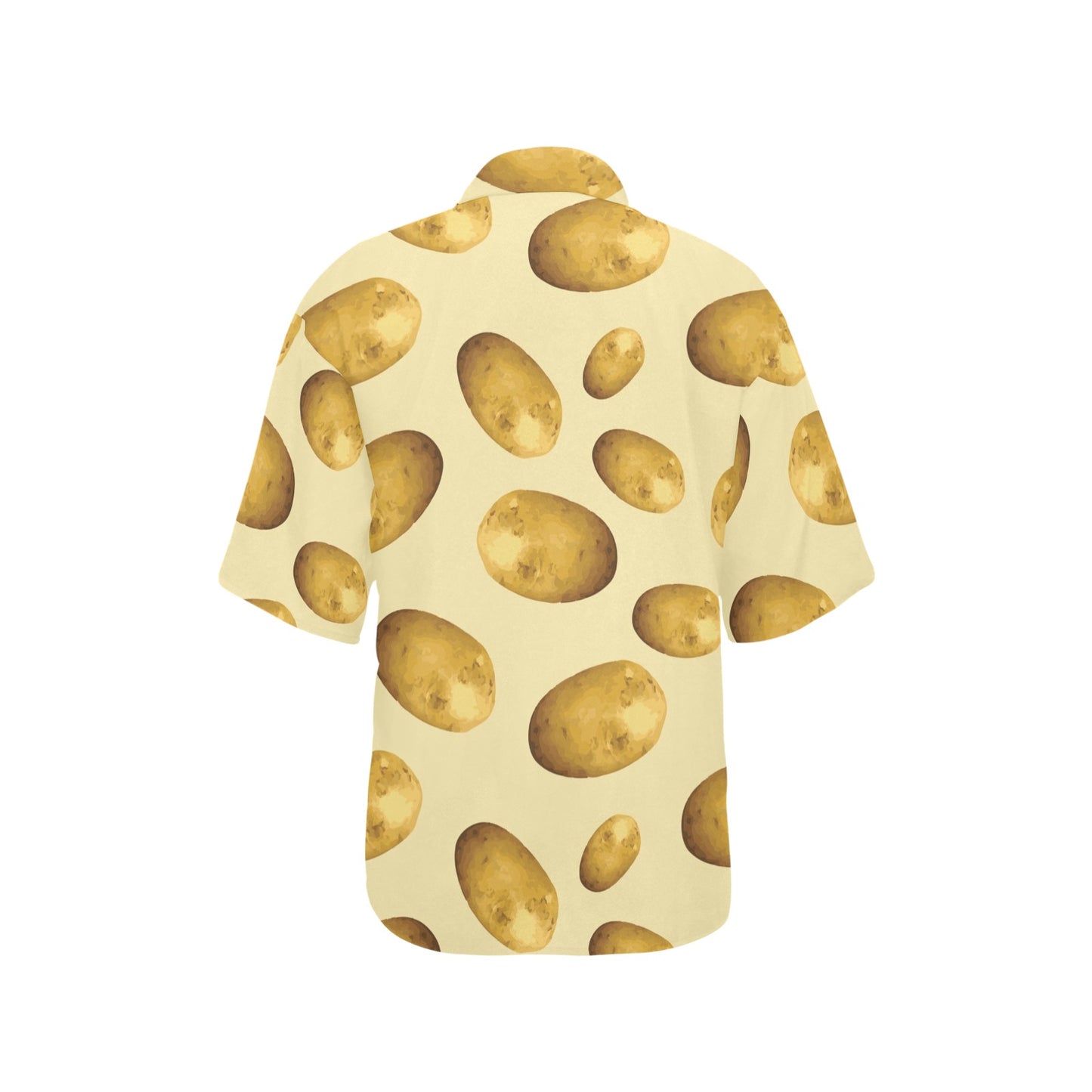 Potato Pattern Print Design A01 Women's Hawaiian Shirt