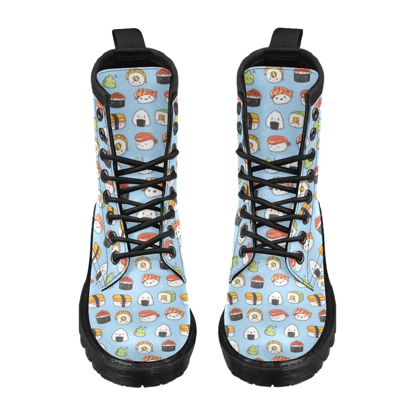 Sushi Print Design LKS303 Women's Boots