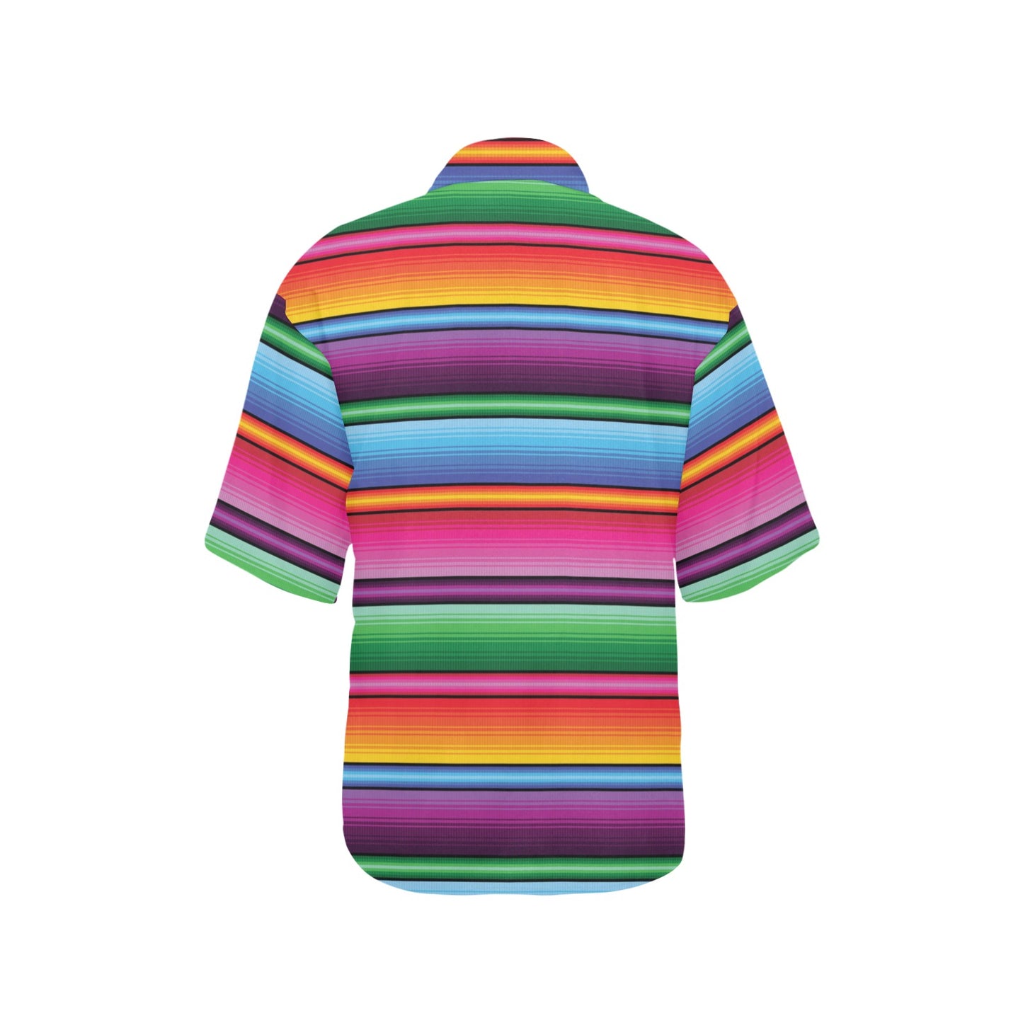 Mexican Blanket Colorful Print Pattern Women's Hawaiian Shirt