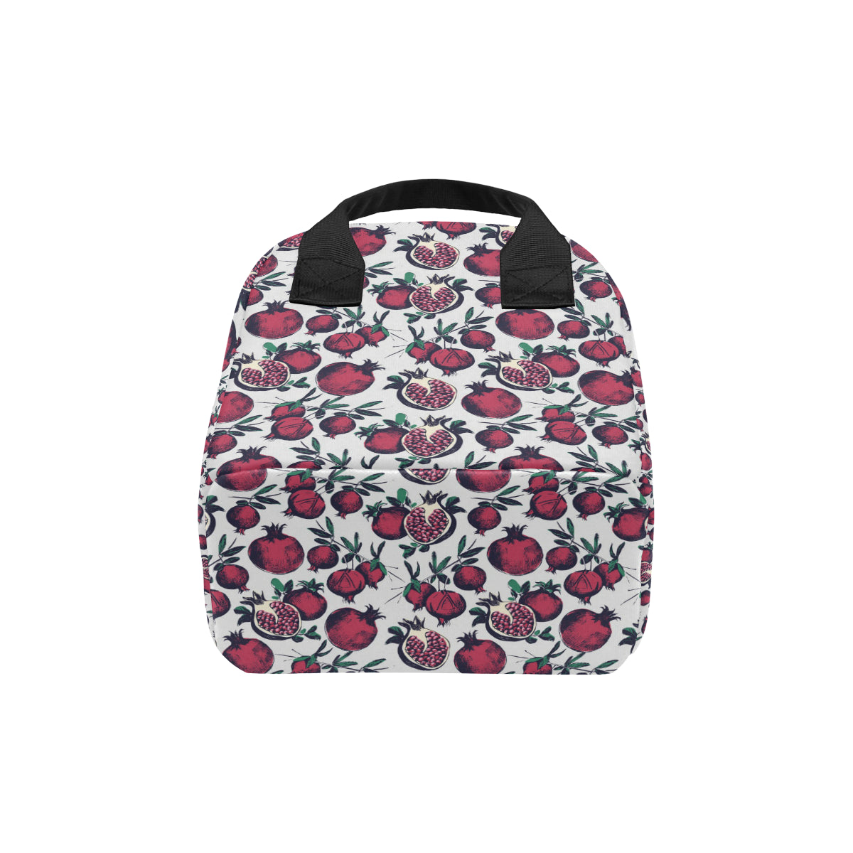 Pomegranate Pattern Print Design PG01 Insulated Lunch Bag