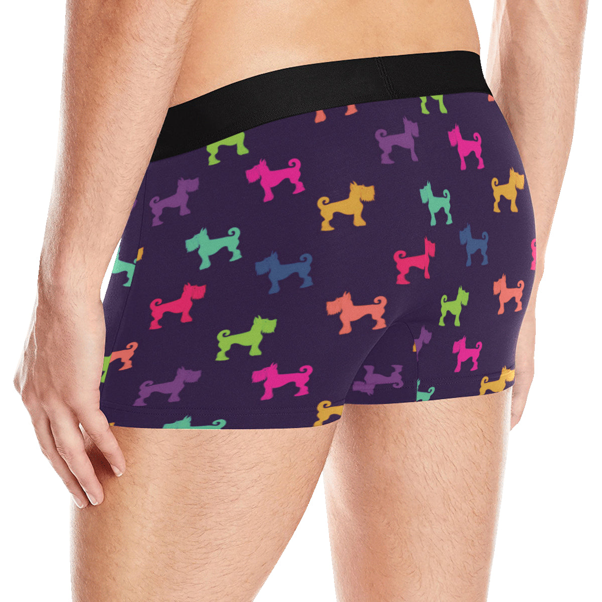 Schnauzers Pattern Print Design A05 Men's Boxer Briefs