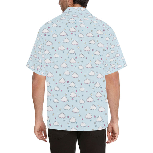 Cloud Pattern Print Design 01 Men's Hawaiian Shirt