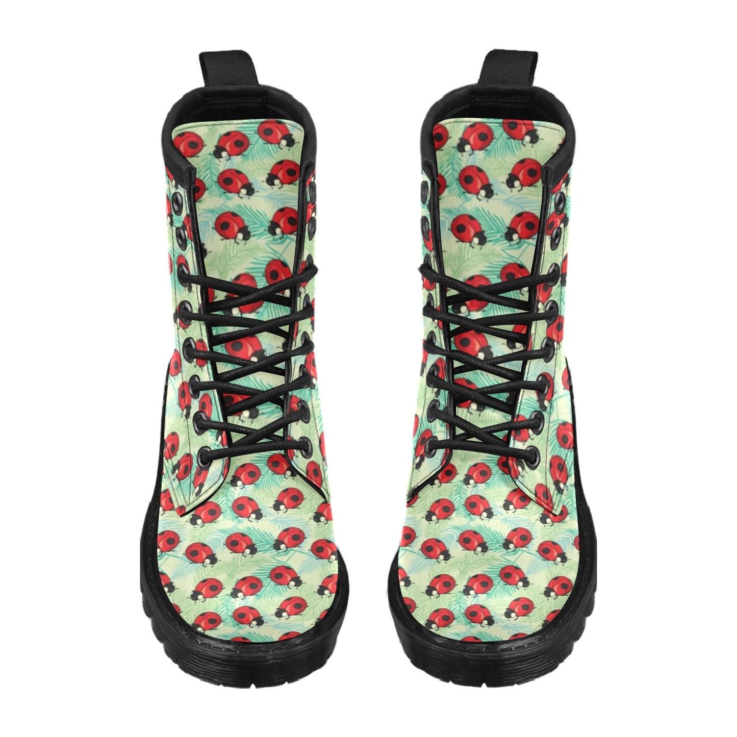Ladybug Cute Print Pattern Women's Boots