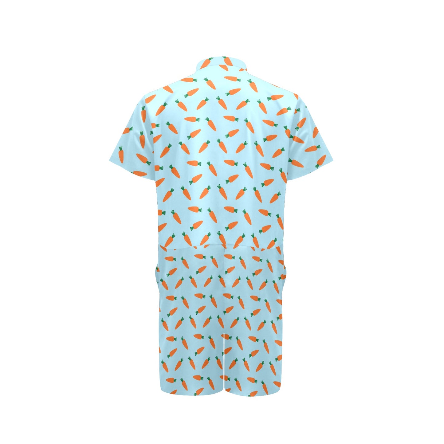 Carrot Pattern Print Design 03 Men's Romper