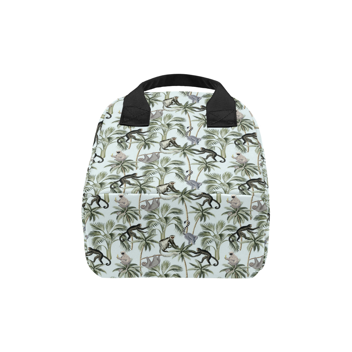 Rainforest Pattern Print Design RF04 Insulated Lunch Bag