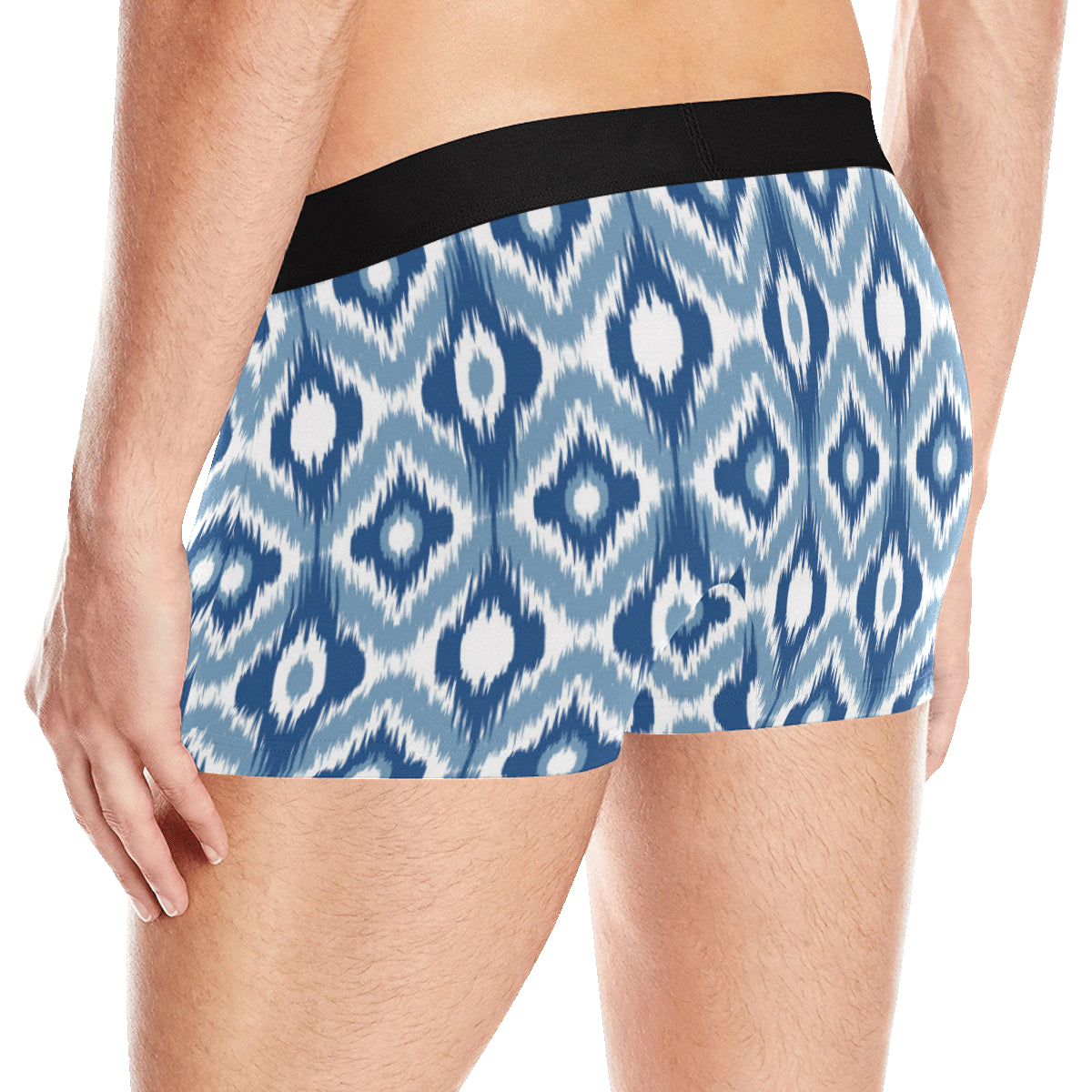 Ikat Pattern Print Design 03 Men's Boxer Briefs