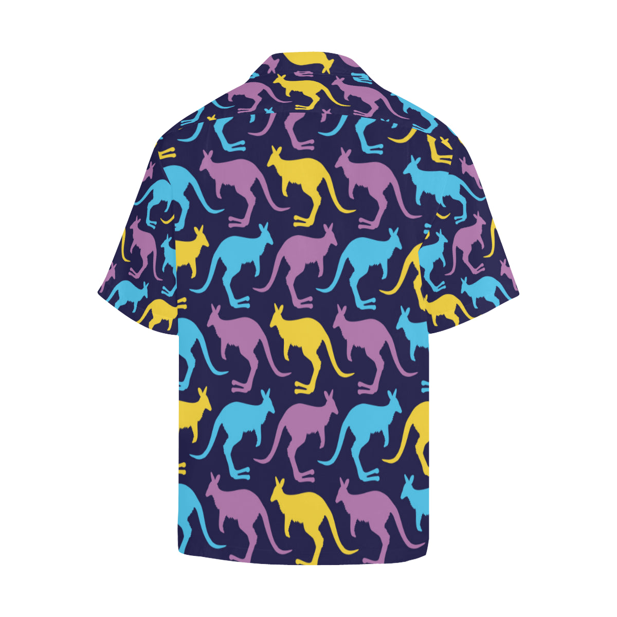 Kangaroos Pattern Print Design 02 Men's Hawaiian Shirt