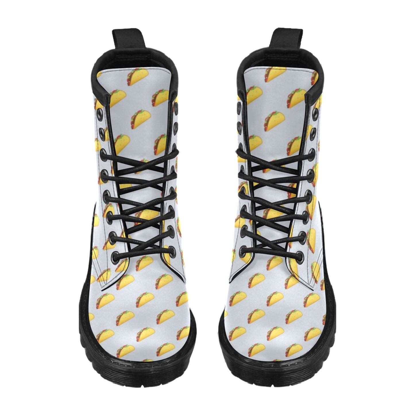 Taco Print Design LKS304 Women's Boots