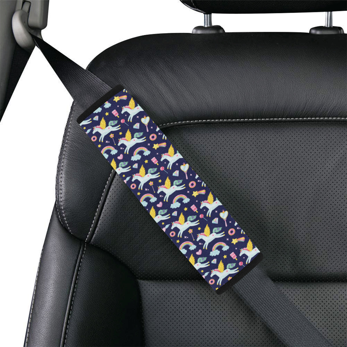 Pegasus Pattern Print Design 05 Car Seat Belt Cover