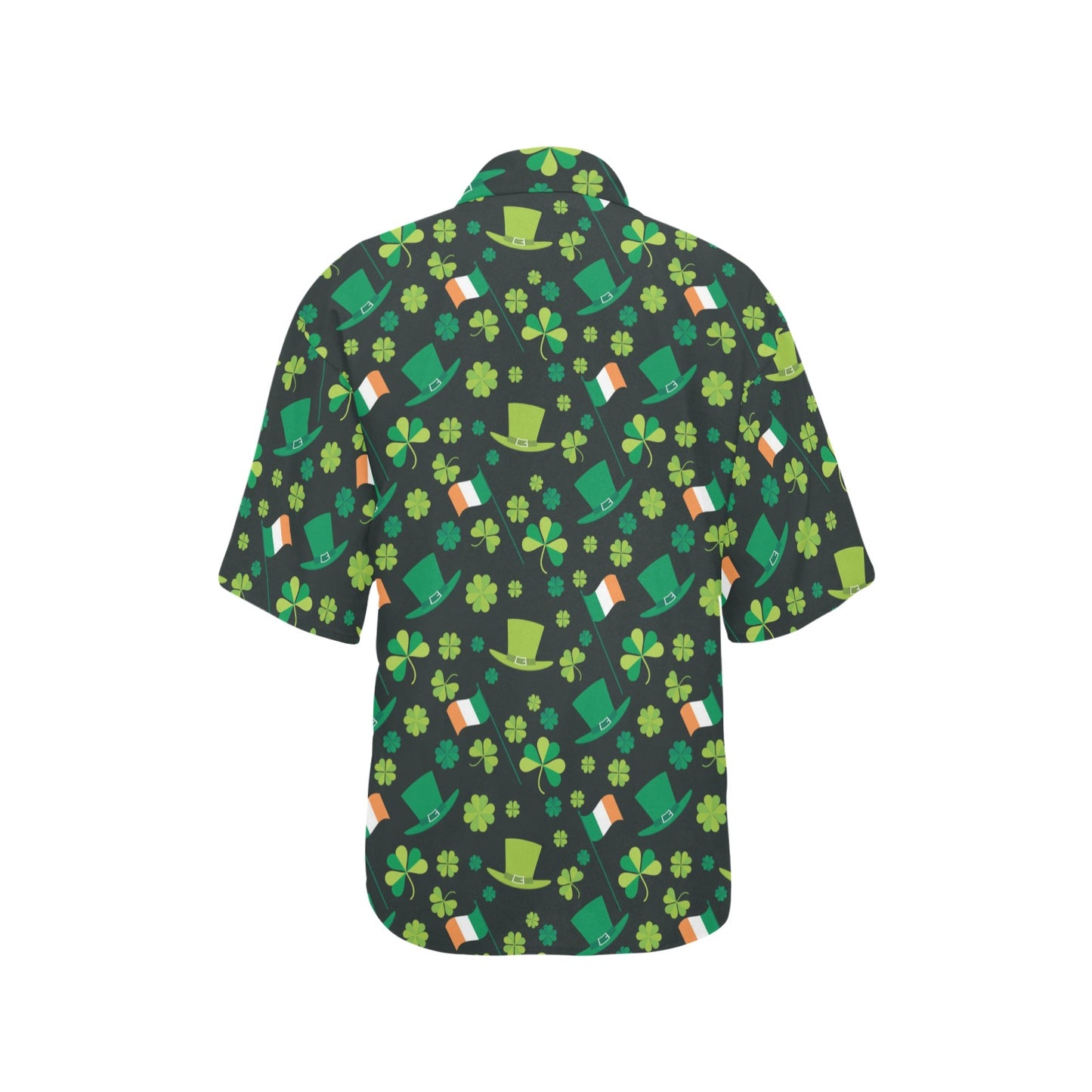 Shamrock Saint Patrick's Day Print Design LKS304 Women's Hawaiian Shirt