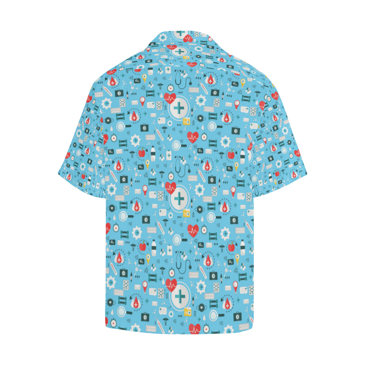Medical Pattern Print Design 06 Men's Hawaiian Shirt