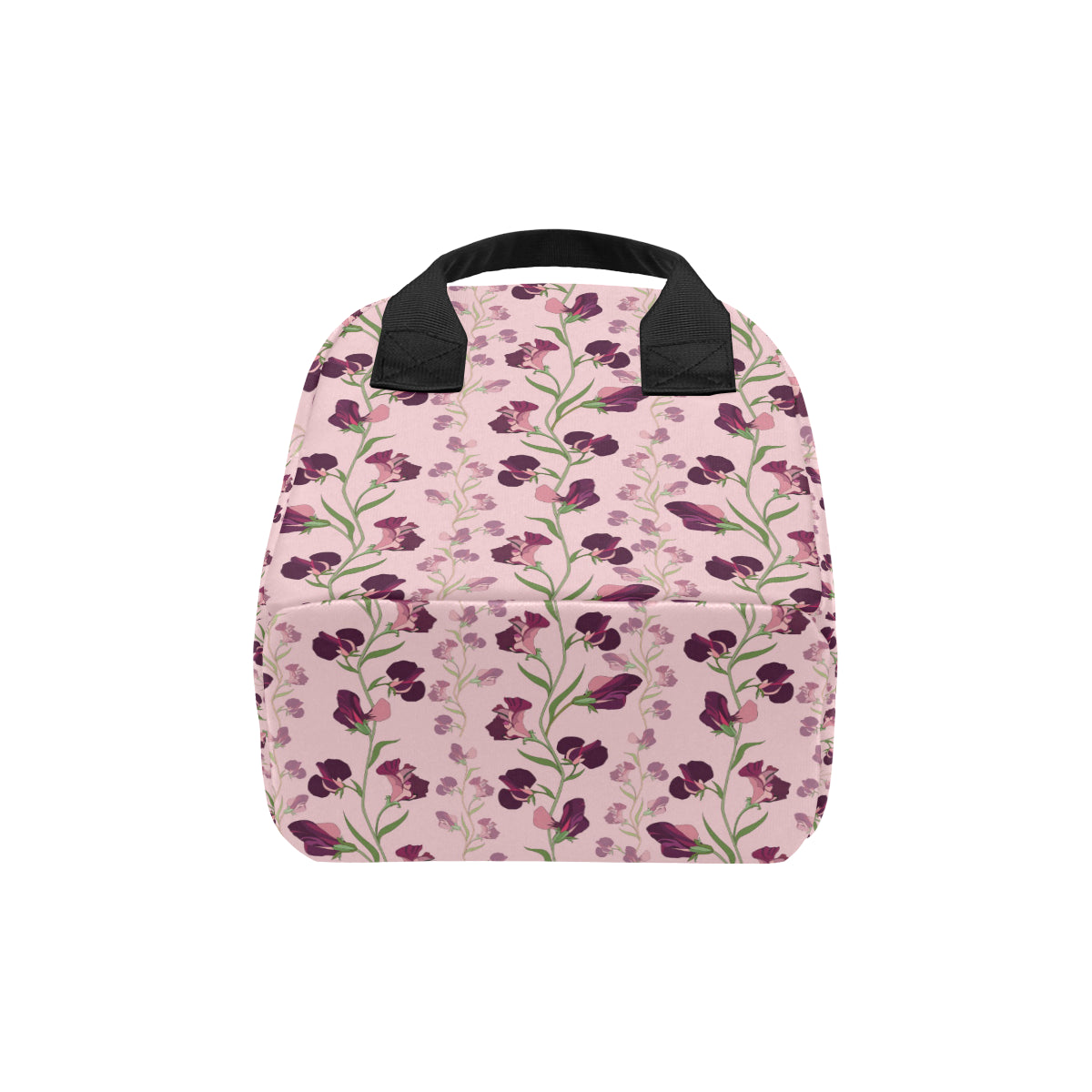 Peony Pattern Print Design PE09 Insulated Lunch Bag