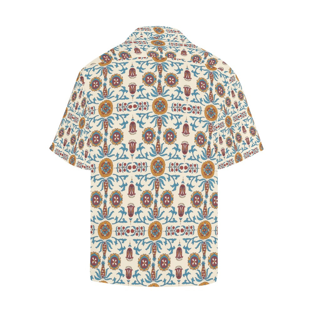 Suzani Print Design LKS301 Men's Hawaiian Shirt