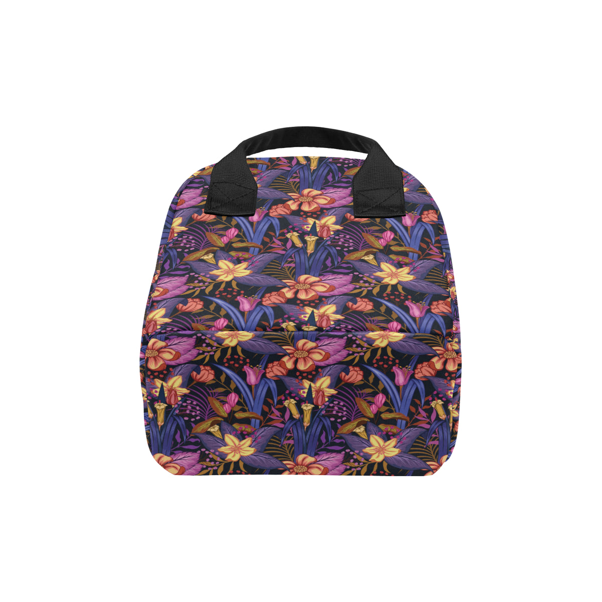 Lily Pattern Print Design LY016 Insulated Lunch Bag