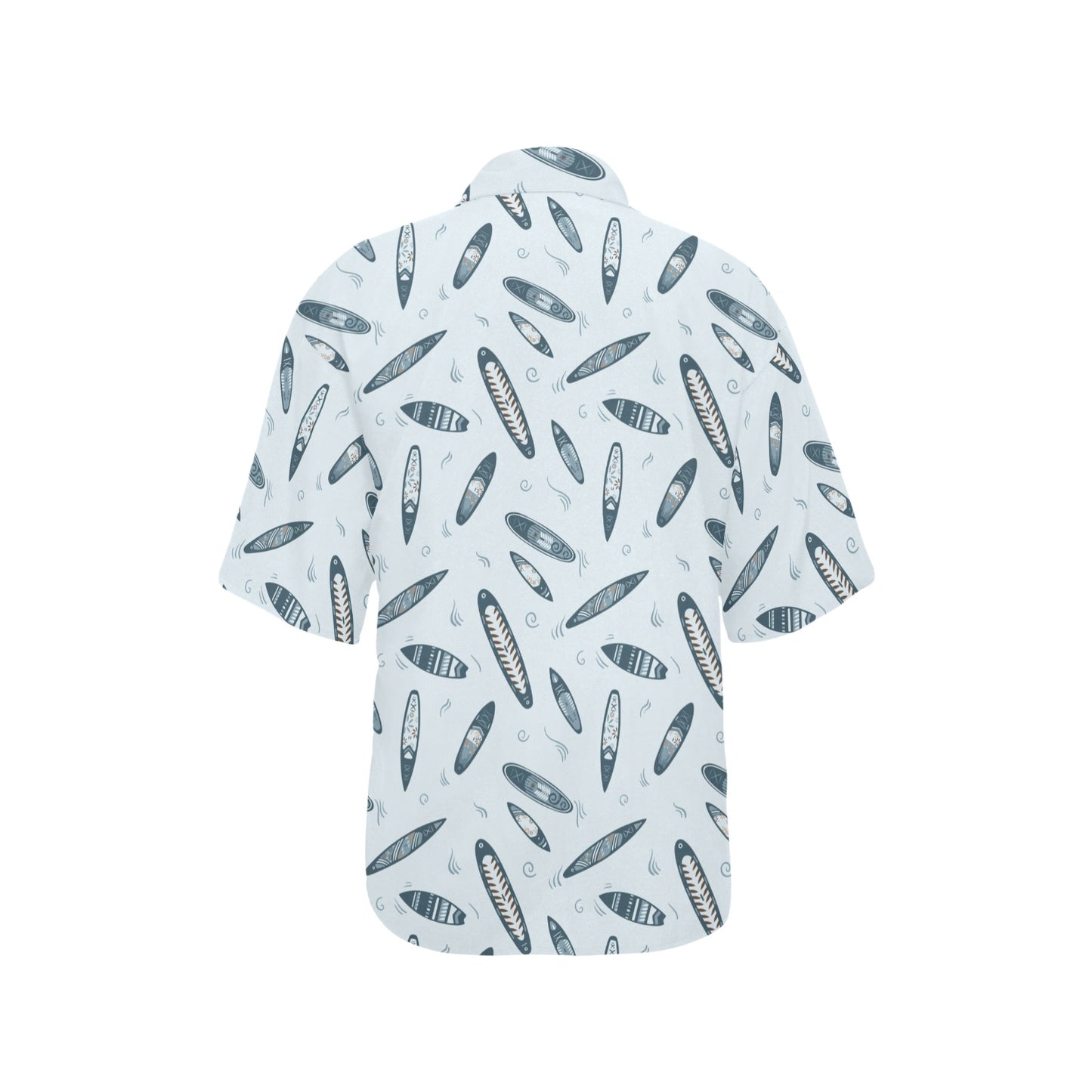 Surfboard Print Design LKS306 Women's Hawaiian Shirt