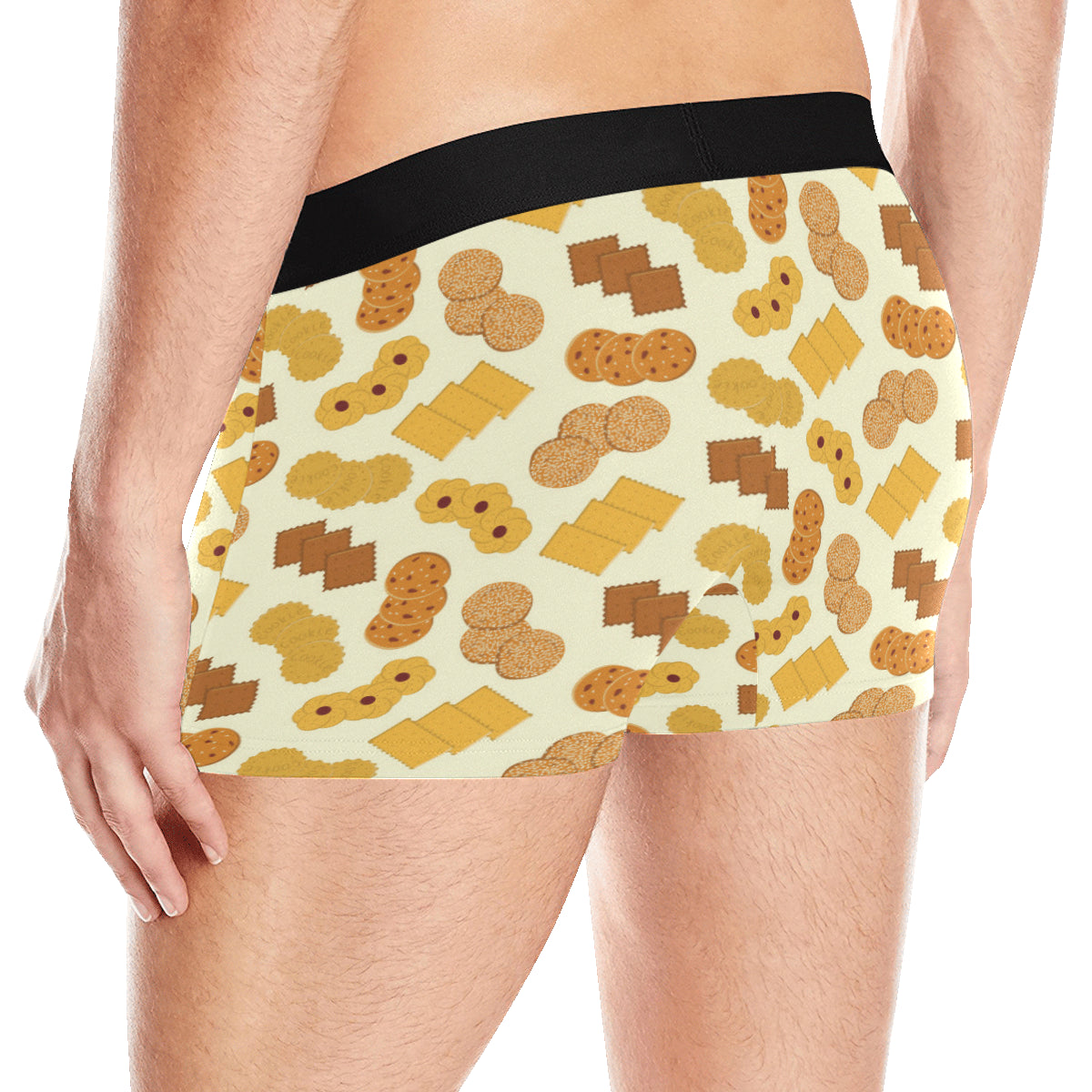 Cookie Pattern Print Design 06 Men's Boxer Briefs