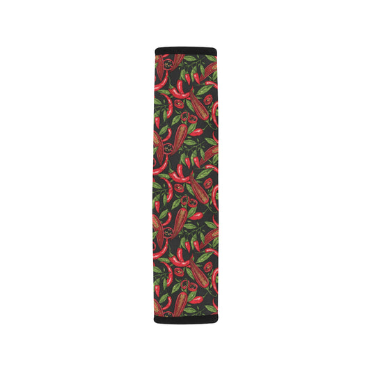 Chilli Pepper Pattern Print Design 02 Car Seat Belt Cover