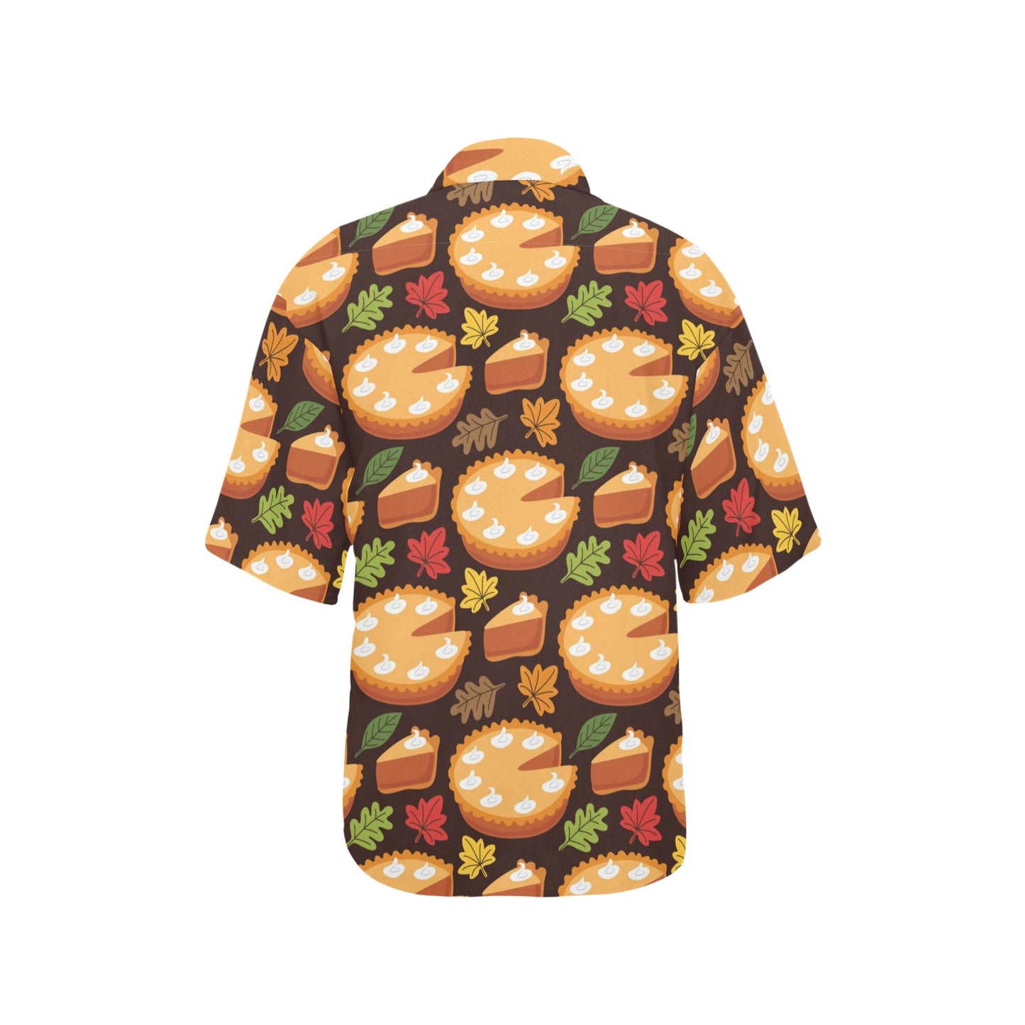 Pie Pattern Print Design A03 Women's Hawaiian Shirt