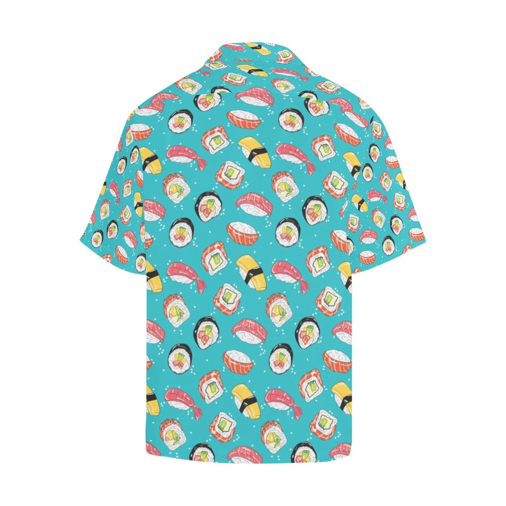 Sushi Print Design LKS305 Men's Hawaiian Shirt