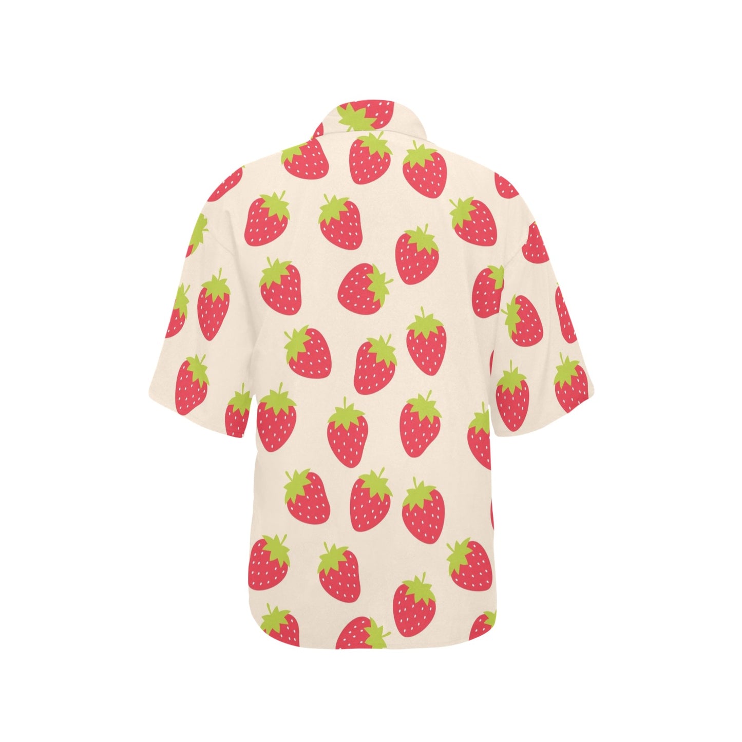 Strawberry Pattern Print Design SB02 Women's Hawaiian Shirt
