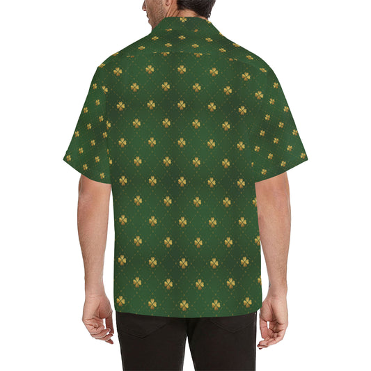 Clover Pattern Print Design 01 Men's Hawaiian Shirt