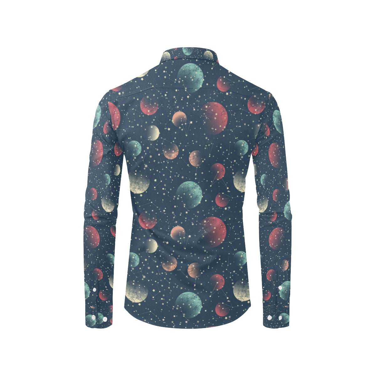 Cosmic Pattern Print Design 04 Men's Long Sleeve Shirt