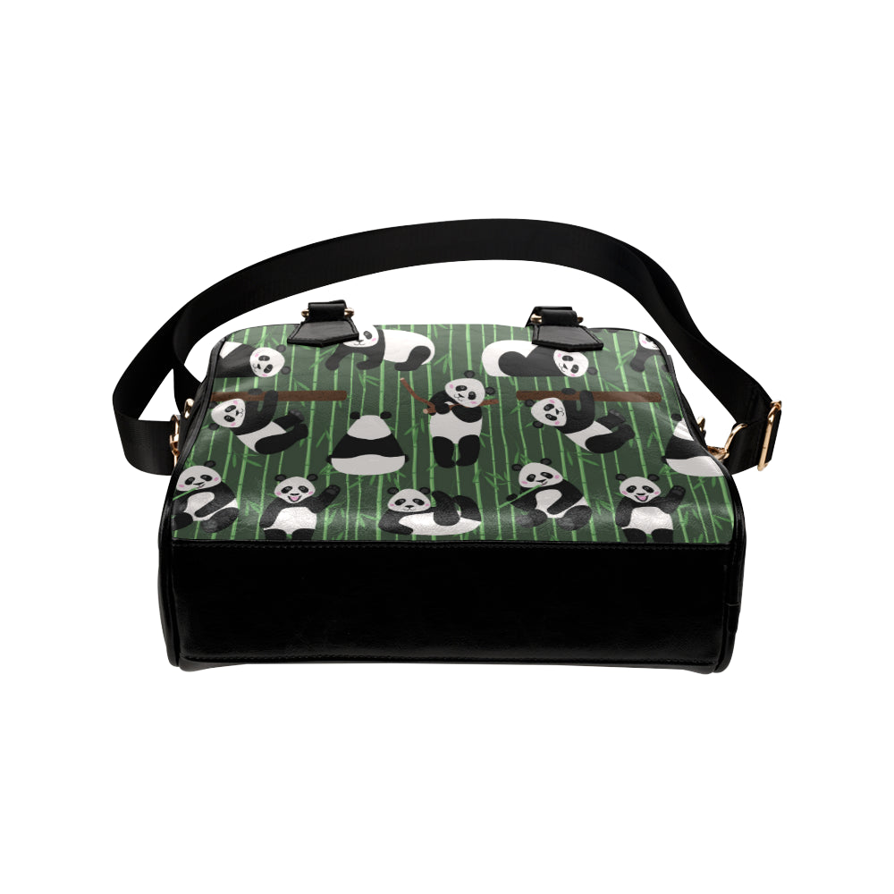 Panda Pattern Print Design A04 Shoulder Handbag