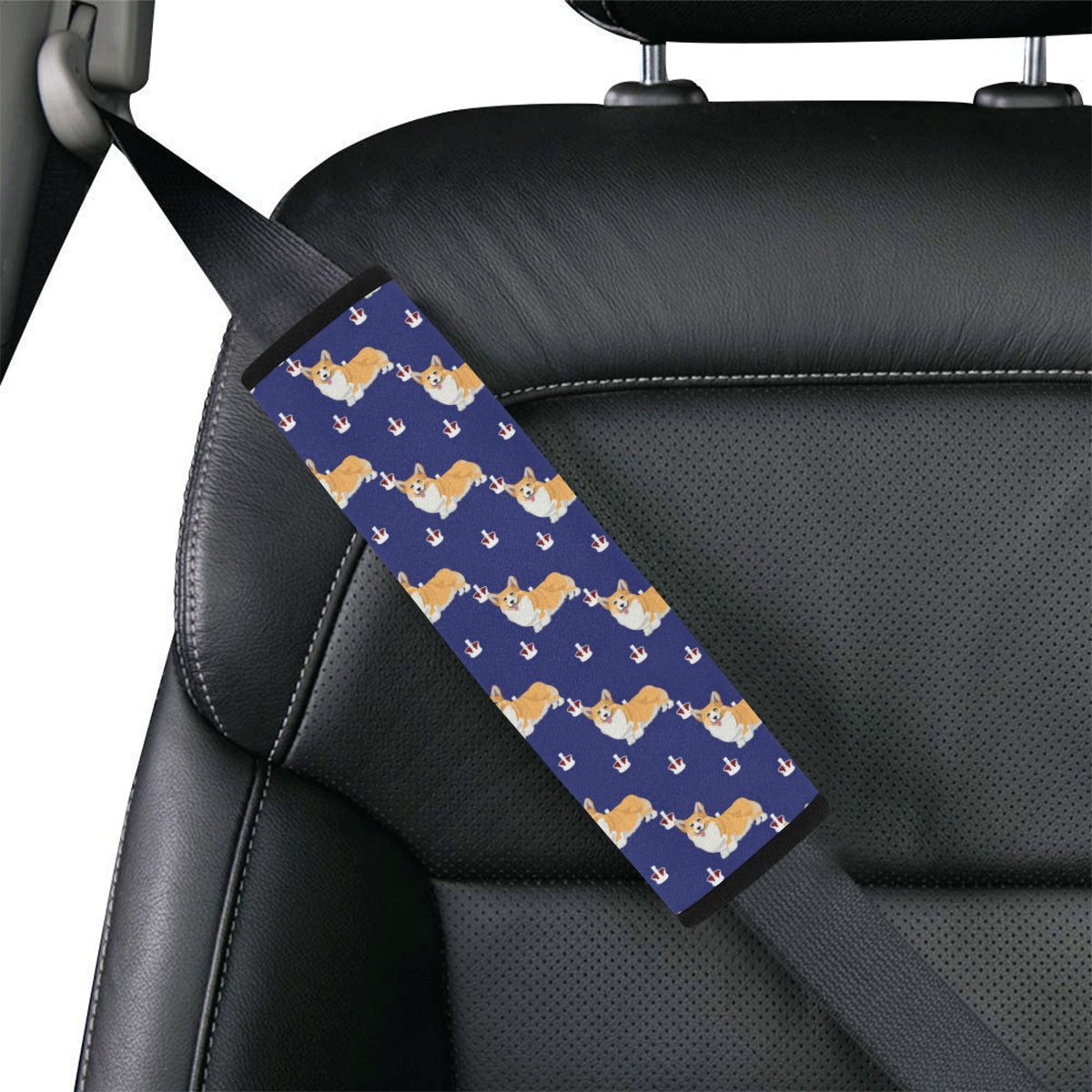 Pembroke Welsh Corgis Pattern Print Design A07 Car Seat Belt Cover