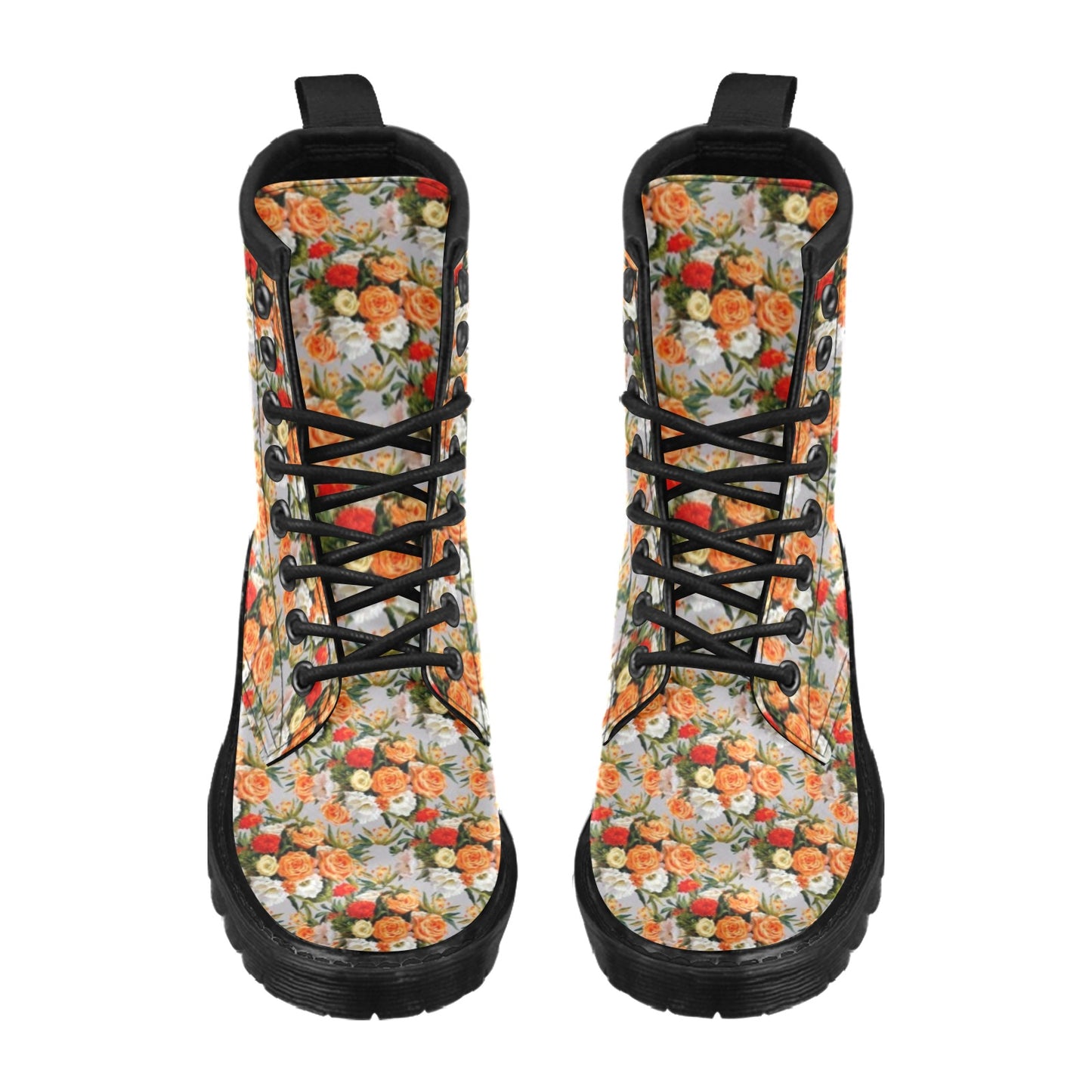 Lisianthus Pattern Print Design LT04 Women's Boots