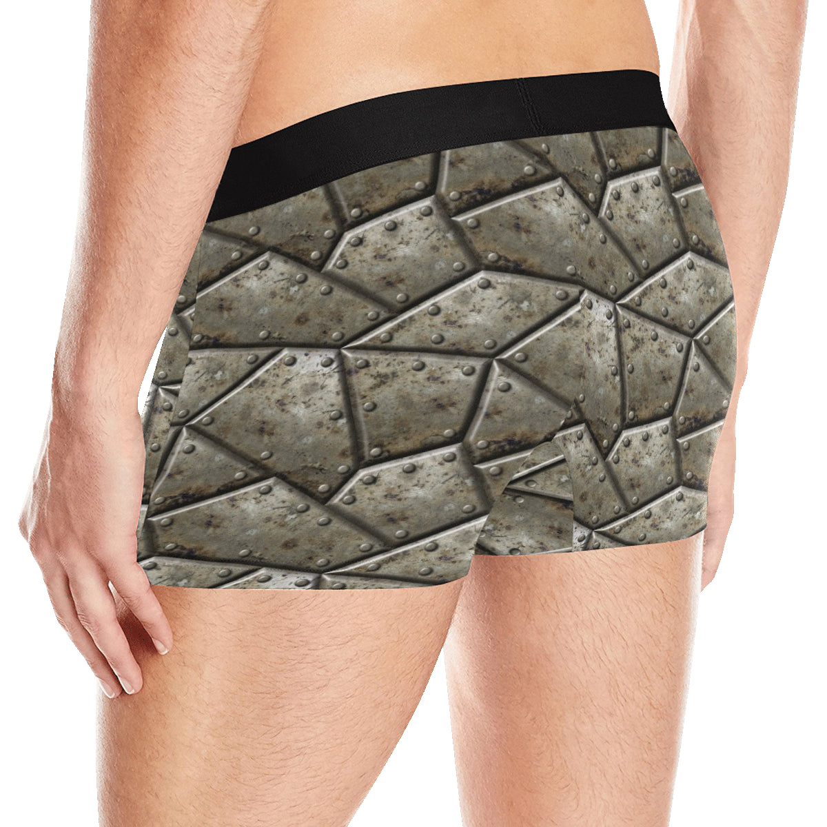 Armor Pattern Print Design 01 Men's Boxer Briefs