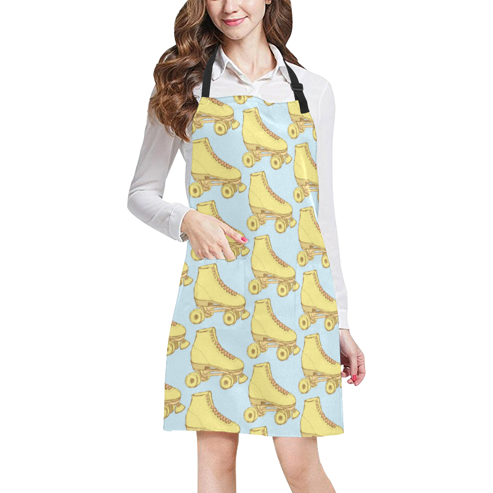 Roller skate Pattern Print Design A03 Apron with Pocket