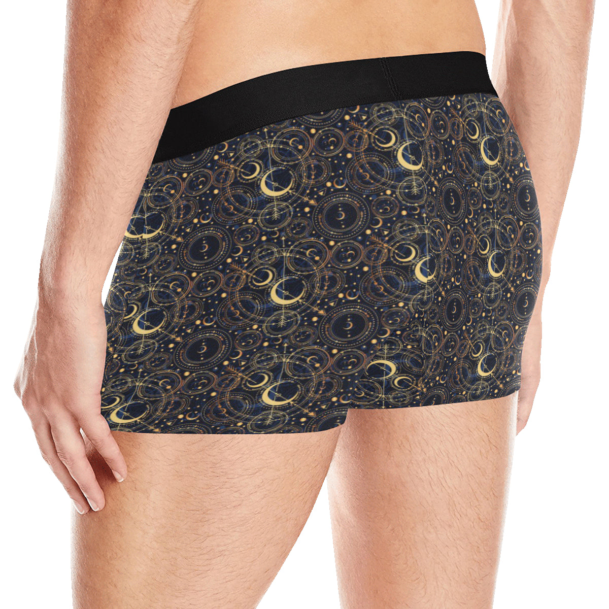Celestial Pattern Print Design 04 Men's Boxer Briefs