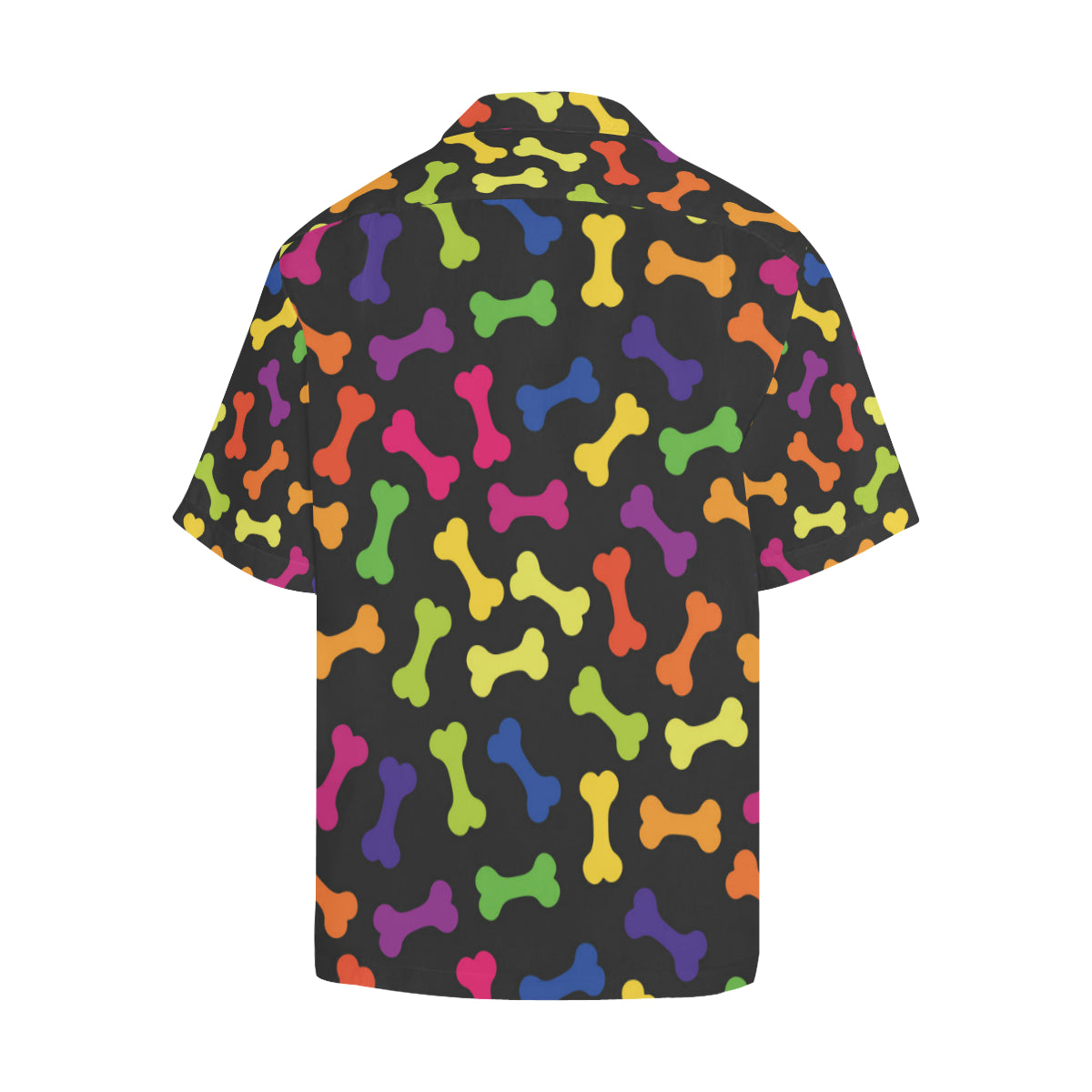 Dog Bone Neon Color Pattern Print Design 02 Men's Hawaiian Shirt