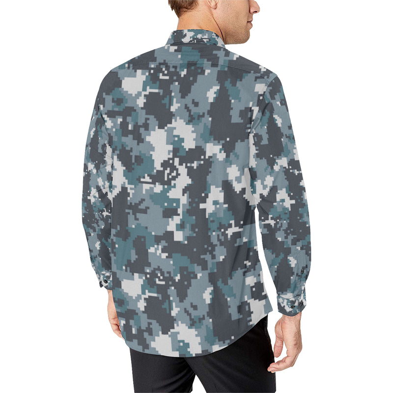 ACU Digital Urban Camouflage Men's Long Sleeve Shirt