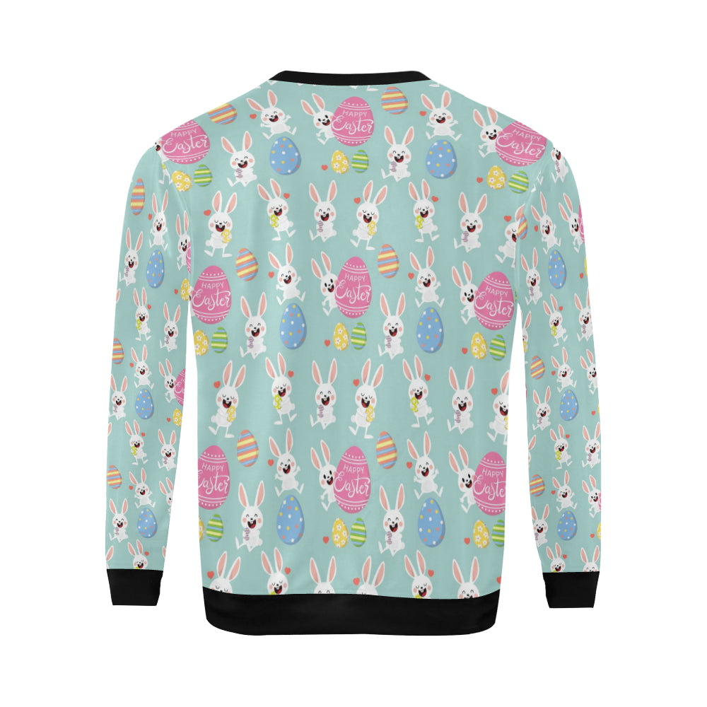 Easter Eggs Pattern Print Design RB014 Men Long Sleeve Sweatshirt