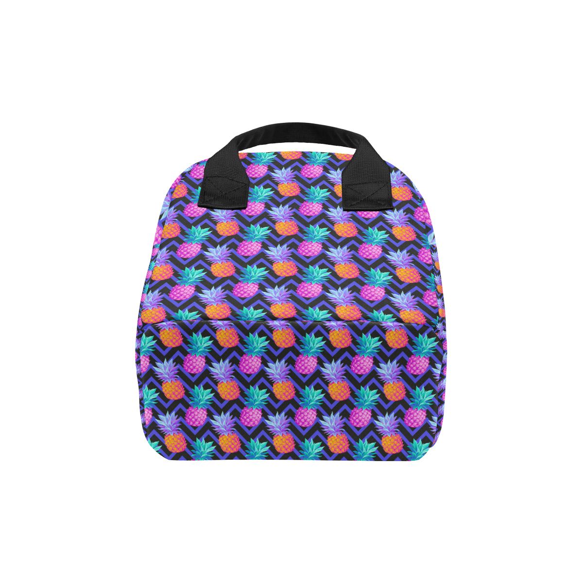 Pineapple Color Art Pattern Insulated Lunch Bag