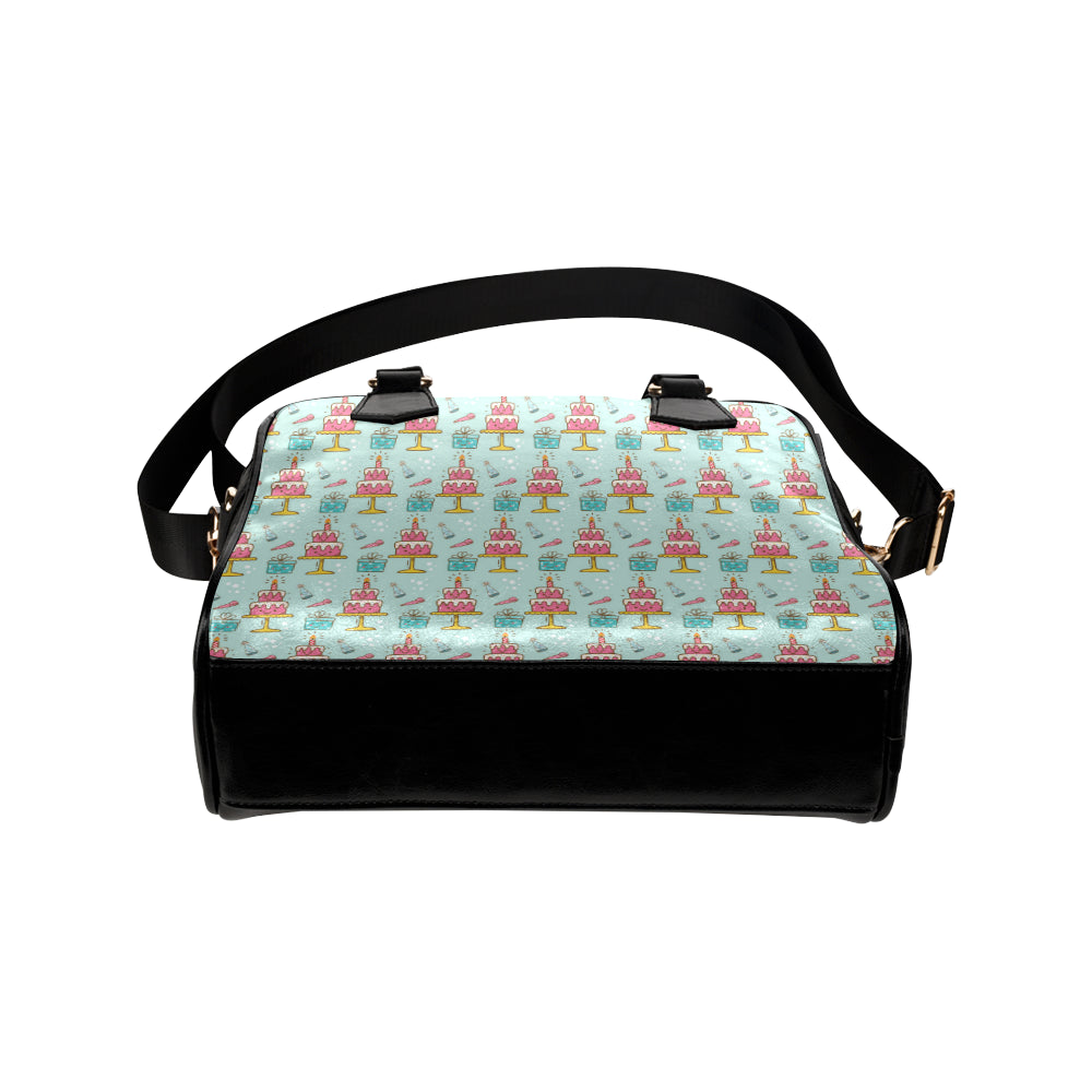 Cake Pattern Print Design 06 Shoulder Handbag
