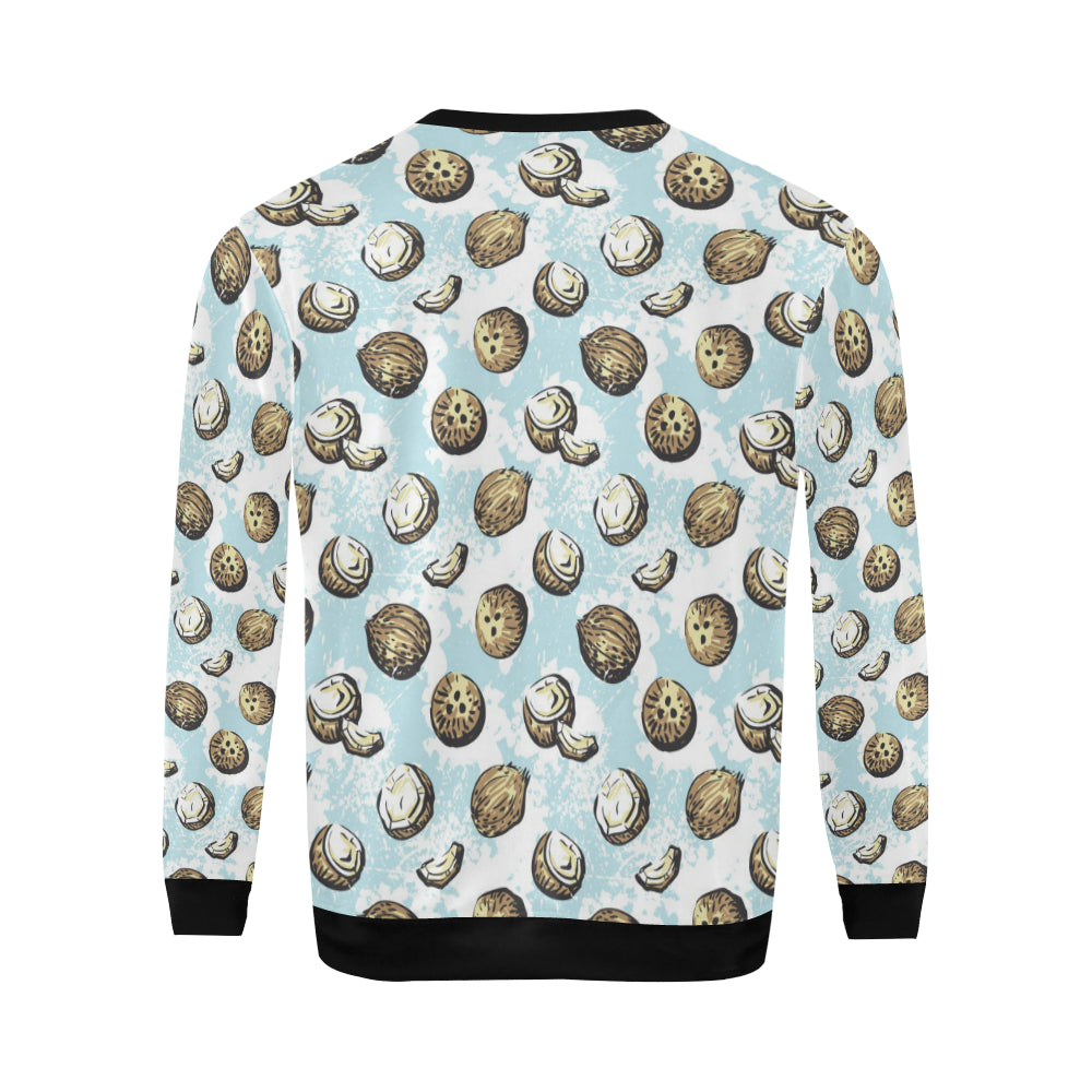 Coconut Pattern Print Design CN01 Men Long Sleeve Sweatshirt